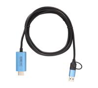 Câble USB 3.0 vers HDMI : prise en charge de la résolution, puce haute performance, signal stable de qualité supérieure pour une configuration