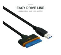 Câble USB 3.0 vers SATA 3 de 40CM, adaptateur jusqu'à 6 Gbps pour disque dur externe SSD de 2.5 pouces, 22 broches