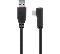 Câble USB 3.0 vers USB type C coudé - 1 m - Goobay