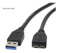 Câble USB 3.0 - Western Digital - A vers B - Transfert rapide - Compatible disques durs externes