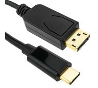 Câble USB 3.1 C mâle vers DisplayPort mâle Convertisseur vidéo 4K Ultra HD 60Hz C20CH 1.8m