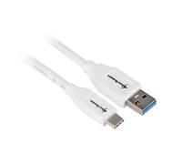 Câble USB 3.1 - SHARKOON - 4044951021 - Type A vers Type C - 10 Gb/s - Blanc