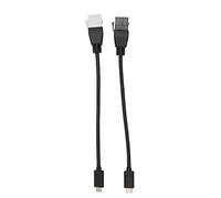 Câble USB 3.1 Type C mâle vers femelle pour panneau à bande magnétique, transfert super rapide double face 5 Gbit/s, taux de synchronisation 10 Gbit/s, pour appareils avec interface de type C (lot de