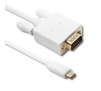 Câble USB 3.1 Type C mâle/VGA mâle Qoltec | Full HD | Mode alternatif | 2 m
