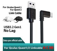 Câble USB 3.2 Gen 1 pour Oculus Quest 2 VR Type C, transfert de données, Charge rapide, accessoires de casque