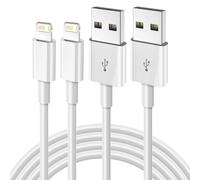 Câble USB 3A pour la charge rapide et la synchronisation des données, compatible avec iPhone 14/13/12/11 Pro Max/XR 6s/7/8 Plus, 3 pieds/6 pieds, cordon de chargeur de téléphone portable 1pcs