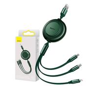 Câble de données rétractable - Baseus Bright Mirror 2 (CAMJ010006) - Vert