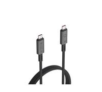 Câble USB 4.0 Type-C LinQ PRO 1 m Noir et gris