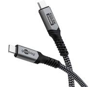 Câble Usb 4/Câble De Charge Rapide Usb-C 240 Watts 40 Gbit Pour Écran Hd 8K/Câble Haut Débit Type-C Pour Ordinateur Portable & Hub & Téléphone Portable/Station D'Accueil / 1,5M / 7[CAB9165115]
