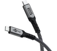 Câble Usb 4/Câble De Charge Rapide Usb-C 240 Watts 40 Gbit Pour Écran Hd 8K/Câble Haut Débit Type-C Pour Ordinateur Portable & Hub & Téléphone Portable/Station D'Accueil / 1M / 74211