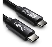 Câble USB 4 de 1 m pour Thunderbolt 3 & 4, câble de moniteur USB de type C 8 K, charge 100 W, transfert de données 40 Gbit/s Pour Thunderbolt 4, MacBook Pro M1, Mac Mini M1, Station d'accueil,SSD