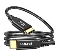 Câble USB 4 en nylon de 1,8 m, transfert de données 40 Gbit/s et écran 8K, charge rapide de 240 W, câble de données USB C vers USB C, compatible avec Thunderbolt 4/3, iPad Pro, MacBook Pro, iPhone 15,