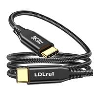 Câble USB 4 en nylon de 1,8 m, transfert de données 40 Gbit/s et écran 8K, charge rapide de 240 W, câble de données USB C vers USB C, compatible avec Thunderbolt 4/3, iPad Pro, MacBook Pro, iPhone 15,