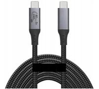 Câble USB 4 Thunderbolt 4 240 W 40 Gbit/s 120 Hz Câble USB C tressé en nylon 1,5 m