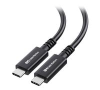 Cable Usb 4 Type C (Câble Usb4) Actif 40Gbps 3M Avec Vidéo 8K Et Charge 100W, Compatible Thunderbolt 4/3, Usb C Pour Casque Vr, Stations D'Accueil, Macbook, Dell Xps, Surface Pro, Etc.