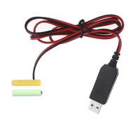Câble USB 5 V vers 3 V LR03 AAA pour éliminateur de piles factices pour télécommande