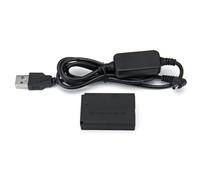 Câble USB 5V DC 8.4V, batterie externe + DR-E 12 coupleur DC LP-E12, batterie factice pour appareil photo Canon EOS M EOS M2 M10 M50