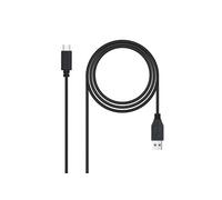 Nanocable Câble USB-A vers USB-C 3.1 M/M 2 m Noir
