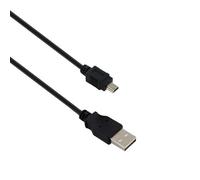 395259 Câble USB A mâle / mini USB mâle 1,8 m - noir