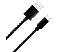 Câble USB A/micro USB 1m 2.1A Noir WOW