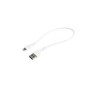 StarTech.com Câble USB-A vers Lightning Blanc Robuste 30cm - Câble de Charge/Synchronisation de Type A vers Lightning en Fibre Aramide - iPad/iPhone 12 - Certifié Apple MFi
