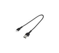 Startech.com câble usb-a vers lightning noir robuste 30cm - câble de c