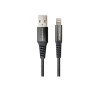 Câble USB-A vers Lightning THOMSON 3A 1,5 m tressé gris foncé