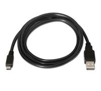Câble usb(a) vers micro usb(b) 2.0 aisens 0.8m noir
