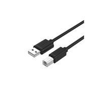 UNITEK Câble USB A vers USB B (mâle-mâle) I 5 mètres, standard USb 2.0, PVC, 28AWG, 100% cuivre, noir I Câble de données pour imprimante/câble d'imprimante compatible avec PC, ordinateur portable