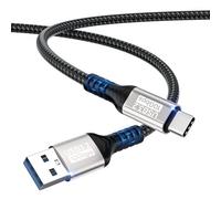 Câble USB A vers USB C 0,5m,transfert de données 10Gbit/s,60W 3A,charge rapide pour iPhone 16/15/Pro Max,Samsung Galaxy S24/S23/S22/S21,A55/A54/A35/iPad Pro/SSD externe/USB vers périphérique Type-C