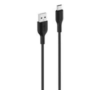 Câble USB-A vers USB-C Accsup 2 m Noir