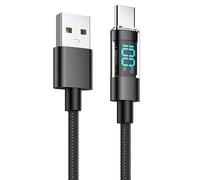 Câble USB A vers USB C de 1 m - Câble de données rapide de type C - Compatible avec Samsung Galaxy, SSD, banque d'alimentation, ordinateur portable, voiture Android