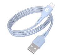 Câble USB-A vers USB-C FastCharge 15W 3A en Nylon Tissé 1.2m Bleu