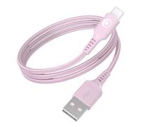 Câble USB-A vers USB-C FastCharge 15W 3A en Nylon Tissé 1.2m Rose