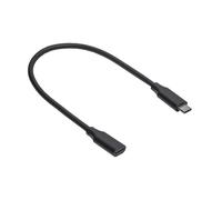 Câble USB Akyga AK-USB-32 USB type C (f) / USB type C (m) ver. 3.1 0.3m noir