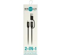 Câble USB Alfa 2 en 1