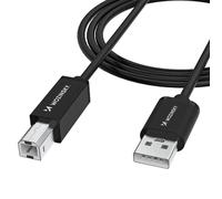 Câble USB-B vers USB-A 480 Mb/s pour imprimante/scanner, 1 m, noir