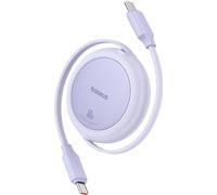 Cable Usb Baseus Free2Pull Mini Usb-C Do Usb-C 60W, 1M (Fioletowy)