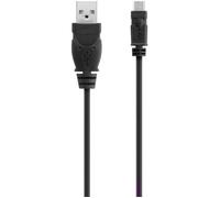 Câble USB BELKIN PRO - USBA vers USBMICROB 0,9m - Blindé, moulé, rétractable