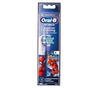 Oral-B PRO Kids 3+ têtes de remplacement pour brosse à dents pour enfant Spiderman 4 pcs