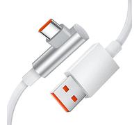 Câble USB C 1,8M 6A,TITACUTE 67W pour Mi 11Ultra, de charge 120W Max Xiaomi 12/11T Pro,Câble rapide 11T/Mi 11i/11/10T Lite/10 Pro/Redmi Note 8/9/10 Pro Blanc