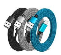 Câble Usb C [1.8M/Lot De 3], Câble De Charge Rapide De Type C, Serré Usb A Vers Câble C Pour Samsung Galaxy, Google Pixel, Htc, Sony Xz, Oppo, Etc.[Z14]