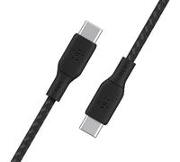 Câble USB-C 100W Ultra-Rapide Nylon Tressé 3 mètres Noir