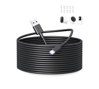 Câble USB C 10m, Câble USB Type C pour Mi Camer a 2K Magnetic Mount/Wireless Outdoor Security Camer a 1080p/Smart Camera C301/C400/C500 Pro, USB A vers C Câble Chargement pour Caméra Sécurité, Noir
