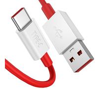 Câble USB C 125W Supervooc pour OnePlus 12, 11, 10T 5G - Compatible avec OnePlus 10 Pro, Nord CE4, CE3 Lite, 2T, Pad, Realme, Oppo - Charge Rapide 10A