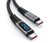 Câble USB C, 1m Cable Type C Chargeur Rapide, 240W PD 48V 5A, USB 4 Gen3x2 Type-C, 40 Gbit/s 8K à 60 Hz / 4K à 120 Hz, Compatible avec iPhone Samsung Xiaomi iPad MacBook Google Pixel Switch PS5