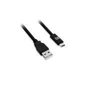 Câble USB-C 2.0/USB A mâle 3m - noir - Connecte appareils USB A à USB-C