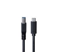 Câble USB-C 3.0/USB B 2m - noir - 5Gbit/s