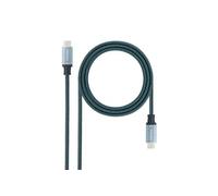 Câble USB-C 3.2 M/M 2m 100W (Gris)