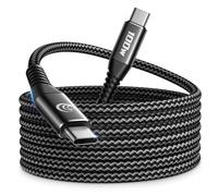 Câble USB C 3 m 100 W USB C vers USB C - Câble de charge rapide PD 5 A en nylon long type C vers type C - Pour iPhone 16 15 Pro Max Plus Samsung S24 S23 S22 S21 Pixel 7 iPad Air Pro MacBook Air